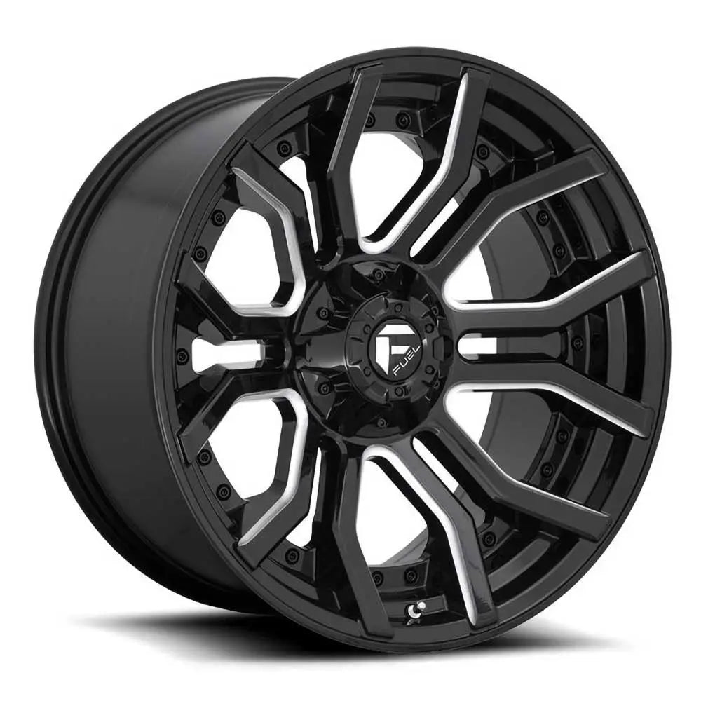 Felg D711 Rage Gloss Black Milled Fuel 20x9 Et1 6x139.7 / 6x135