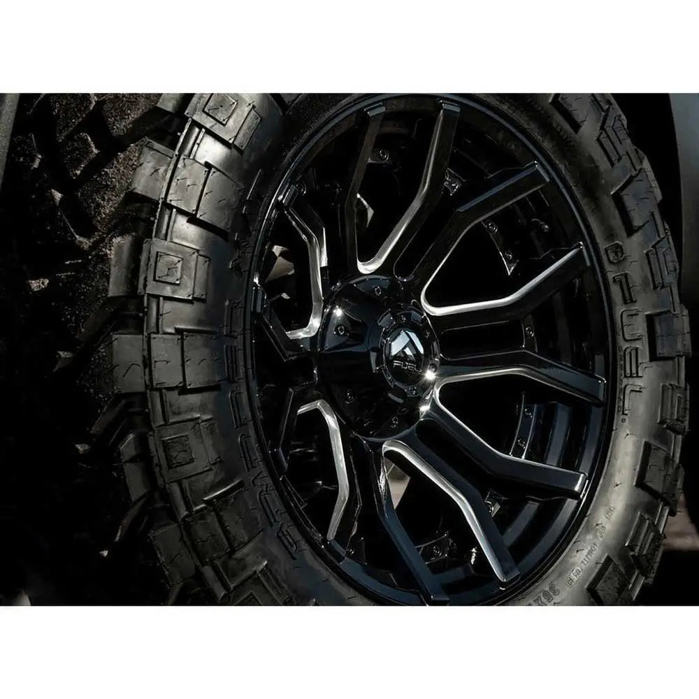 Felg D711 Rage Gloss Black Milled Fuel 20x9 Et1 6x139.7 / 6x135