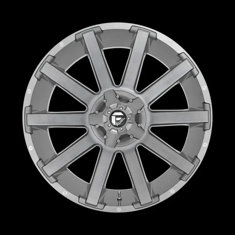 Felg D714 Contra Platinum Brushed Gun Metal Tinted Clear Fuel 20x10 Et-18 8x180