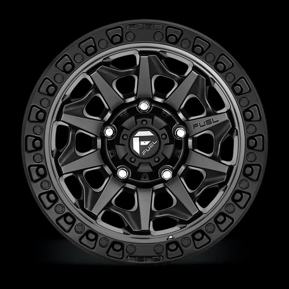 Felg D716 Covert Matte Gun Metal Black Bead Ring Fuel 20x10 Et-18 5x127