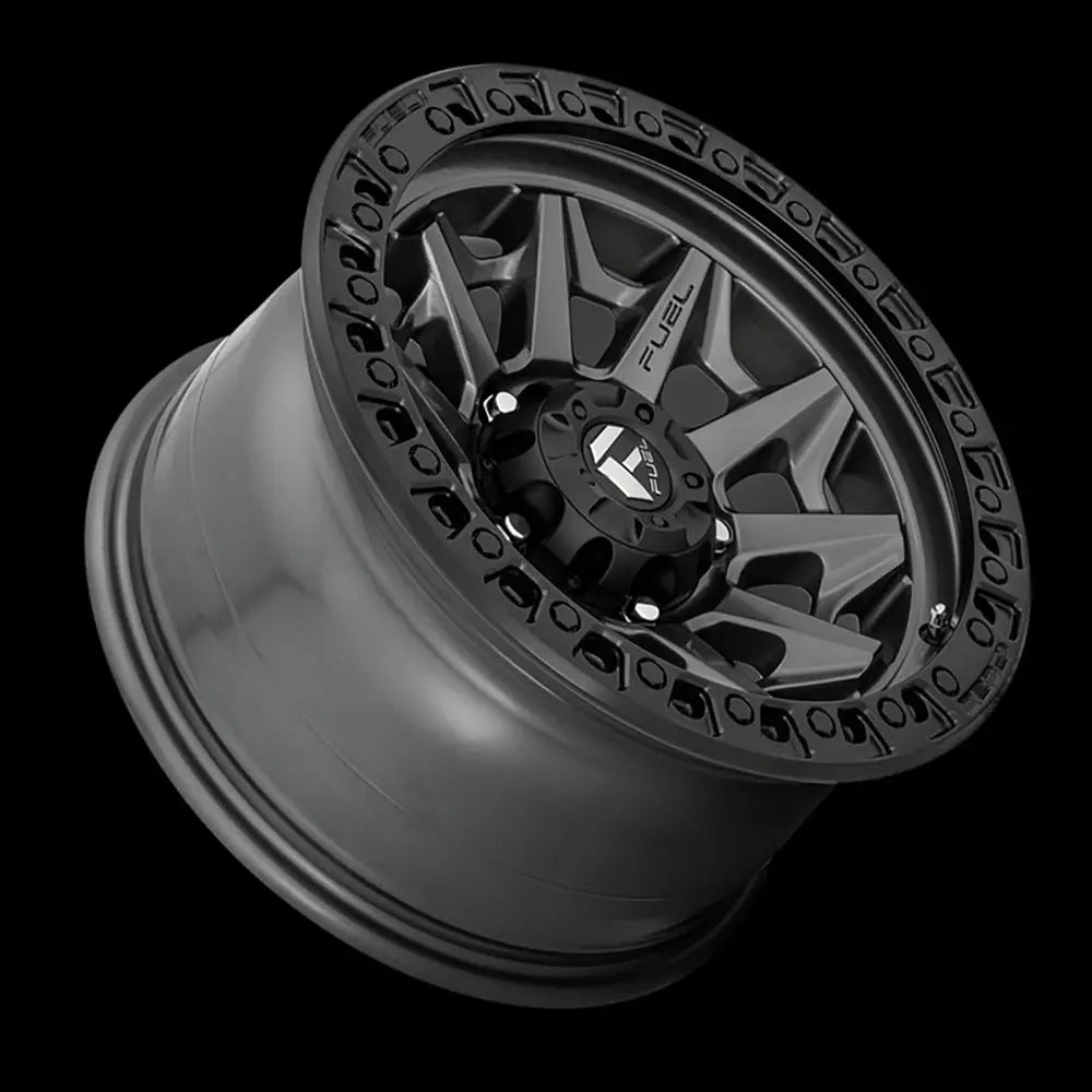 Felg D716 Covert Matte Gun Metal Black Bead Ring Fuel 20x10 Et-18 5x127