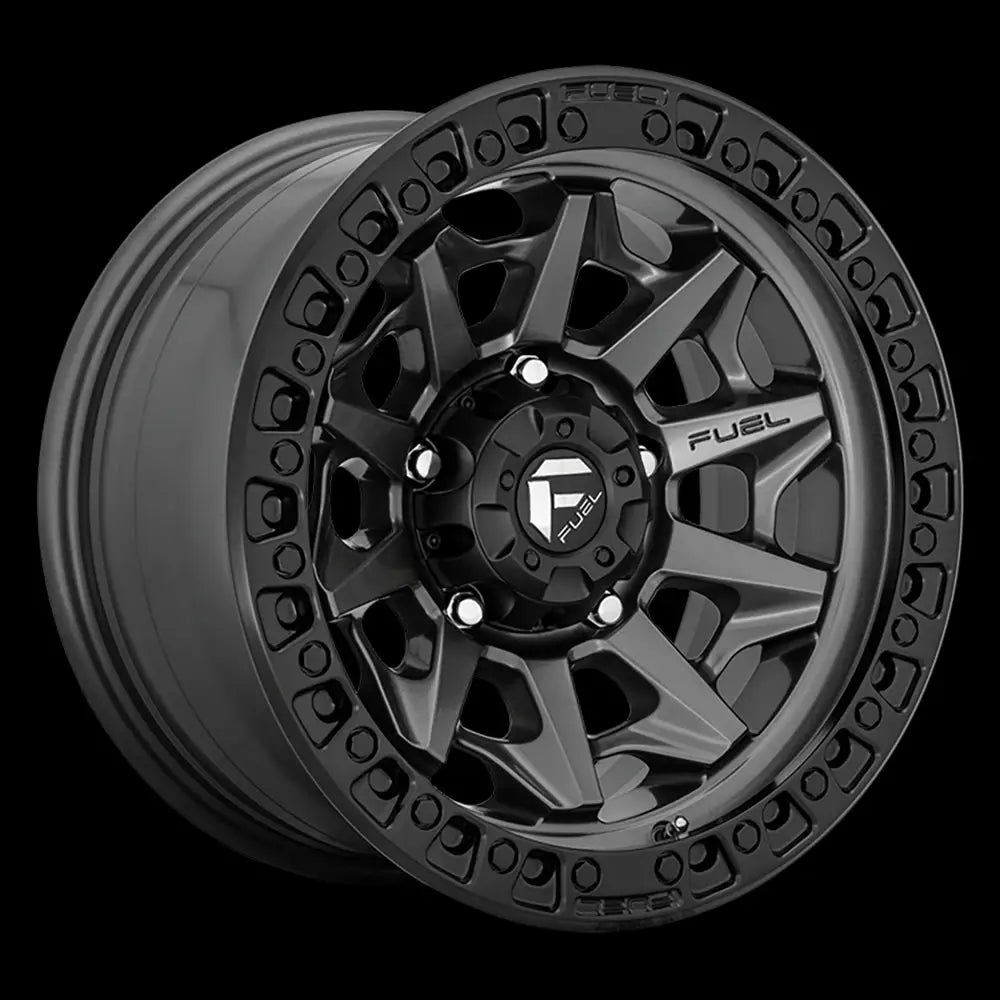 Felg D716 Covert Matte Gun Metal Black Bead Ring Fuel 20x10 Et-18 5x127