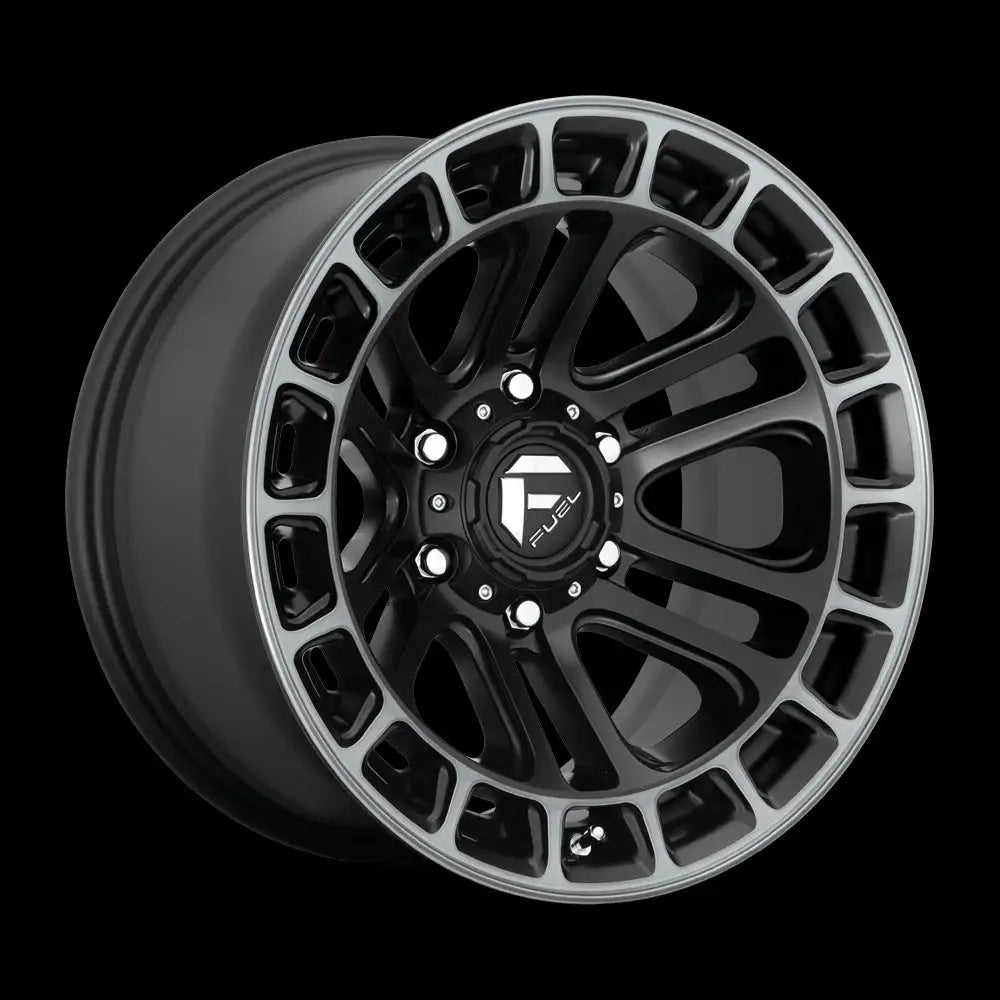 Felg D720 Heater Matte Black Double Dark Tint Machined Fuel 20x10 Et-18 6x139.7