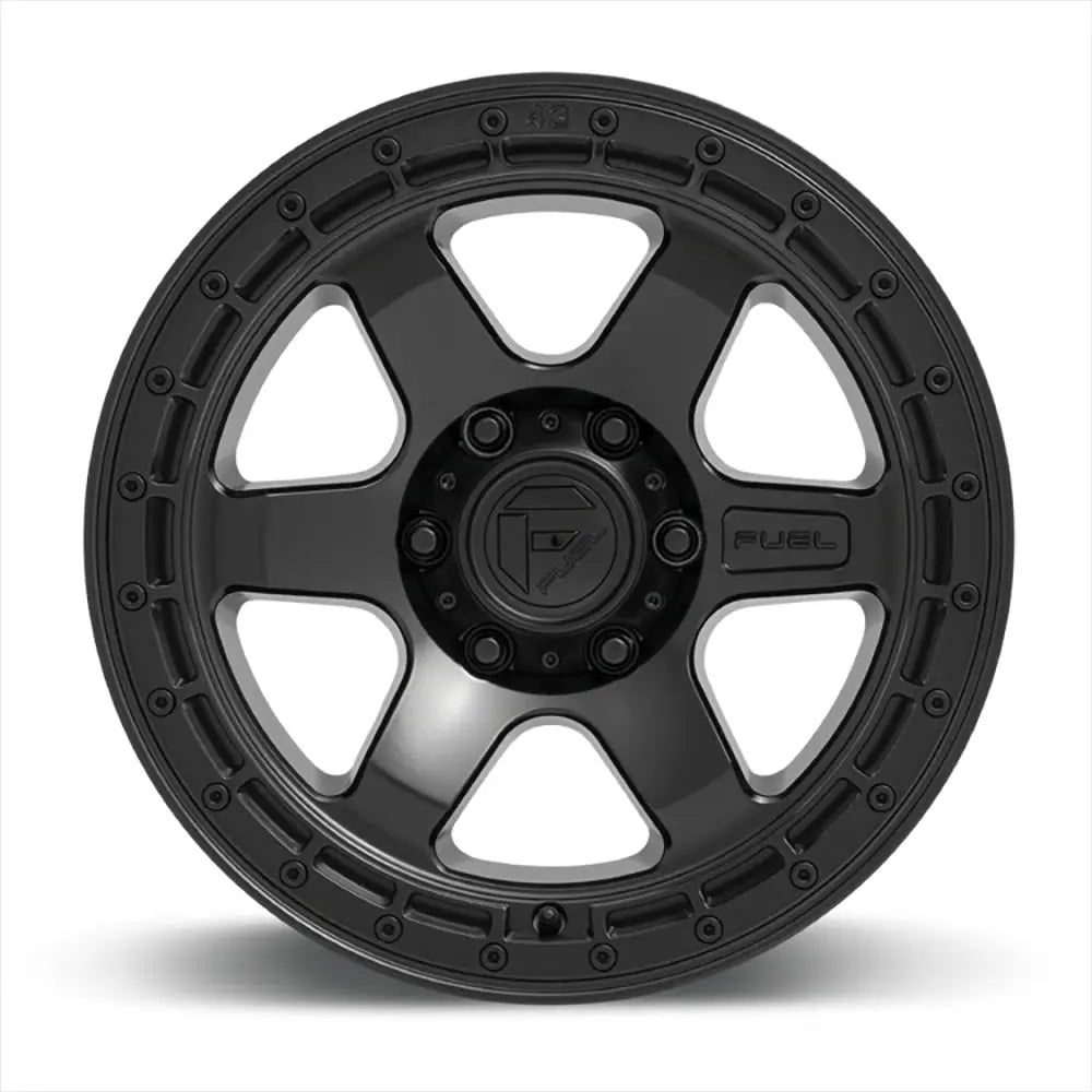 Felg D750 Block Matte Black/black Ring Fuel 17x9 Et1 6x139.7