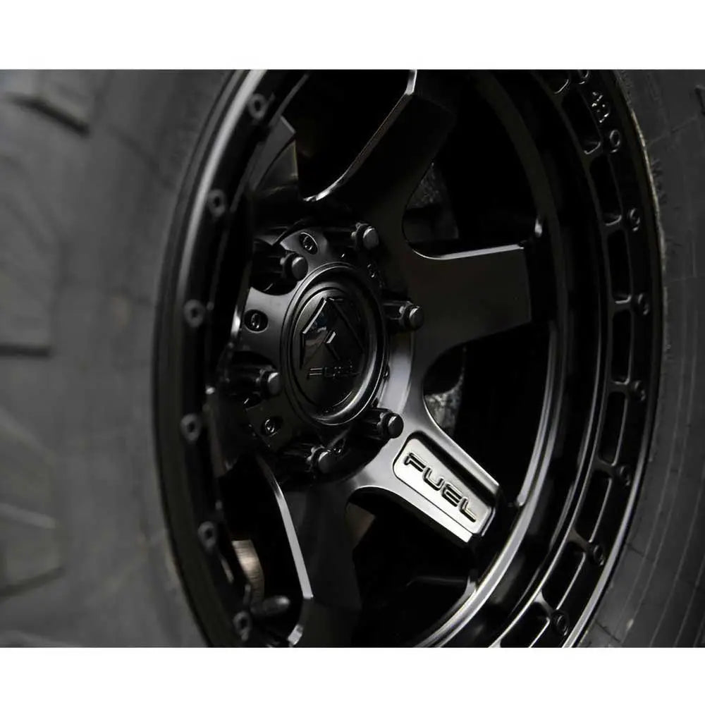 Felg D750 Block Matte Black/black Ring Fuel 17x9 Et1 6x139.7