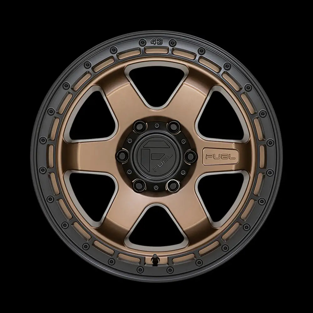 Felg D751 Block Matte Bronze W/ Black Ring Fuel 18x9 Et-12 6x139.7