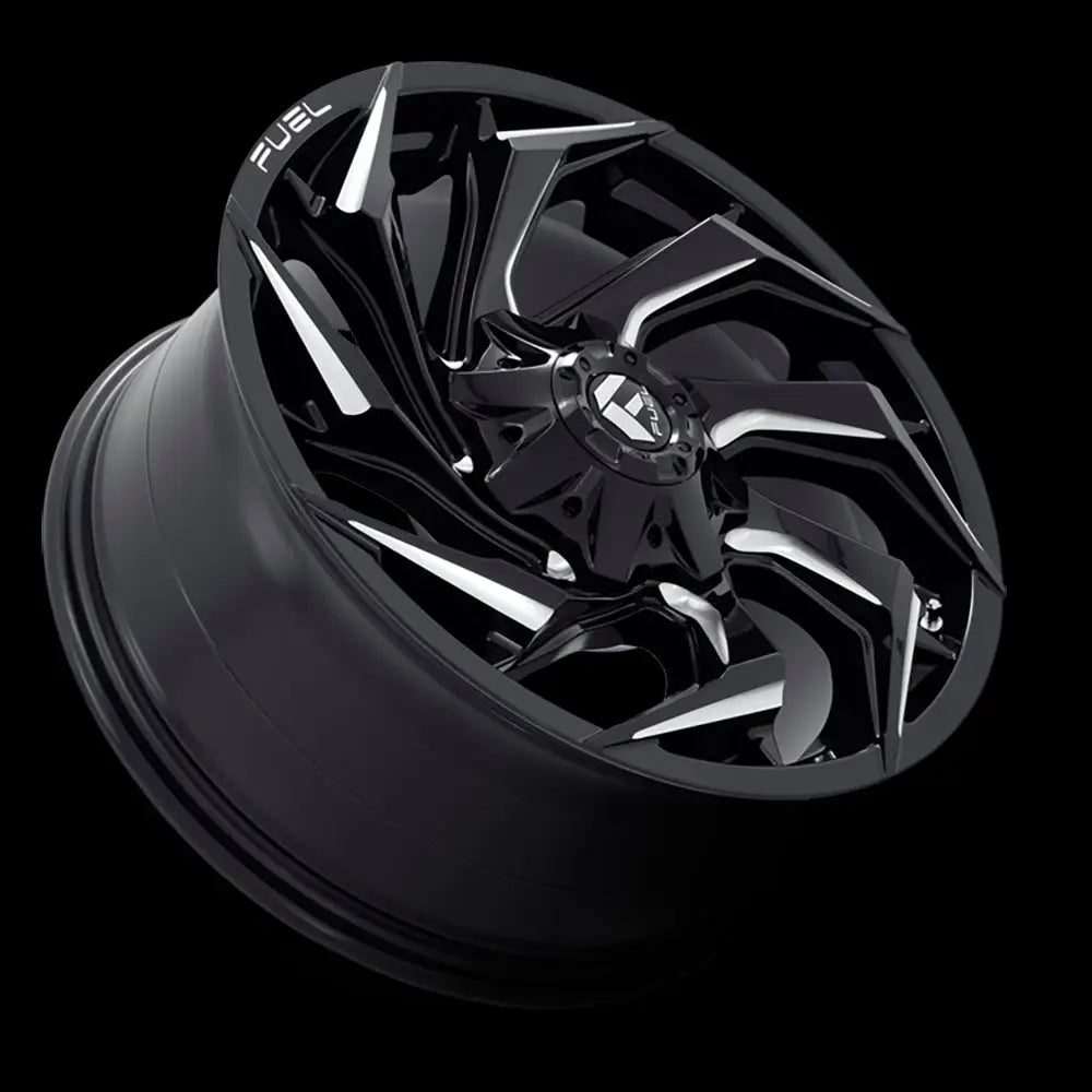 Felg D753 Reaction Gloss Black Milled Fuel 20x10 Et-18 8x165.1