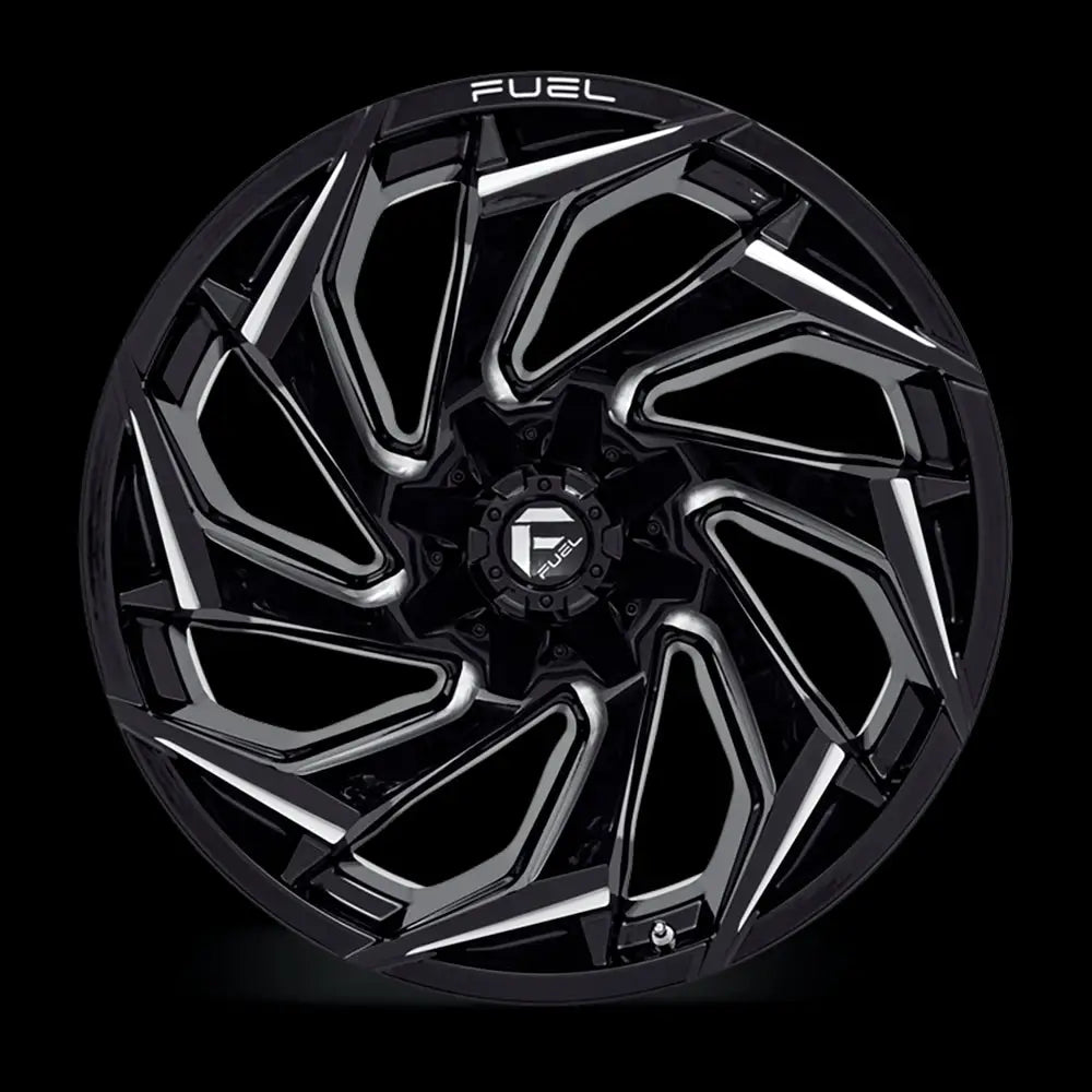 Felg D753 Reaction Gloss Black Milled Fuel 22x10 Et-18 6x139.7 / 6x135