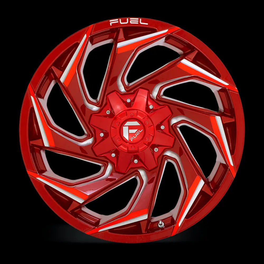 Felg D754 Reaction Candy Red Milled Fuel 20x10 Et-18 6x139.7 / 6x135