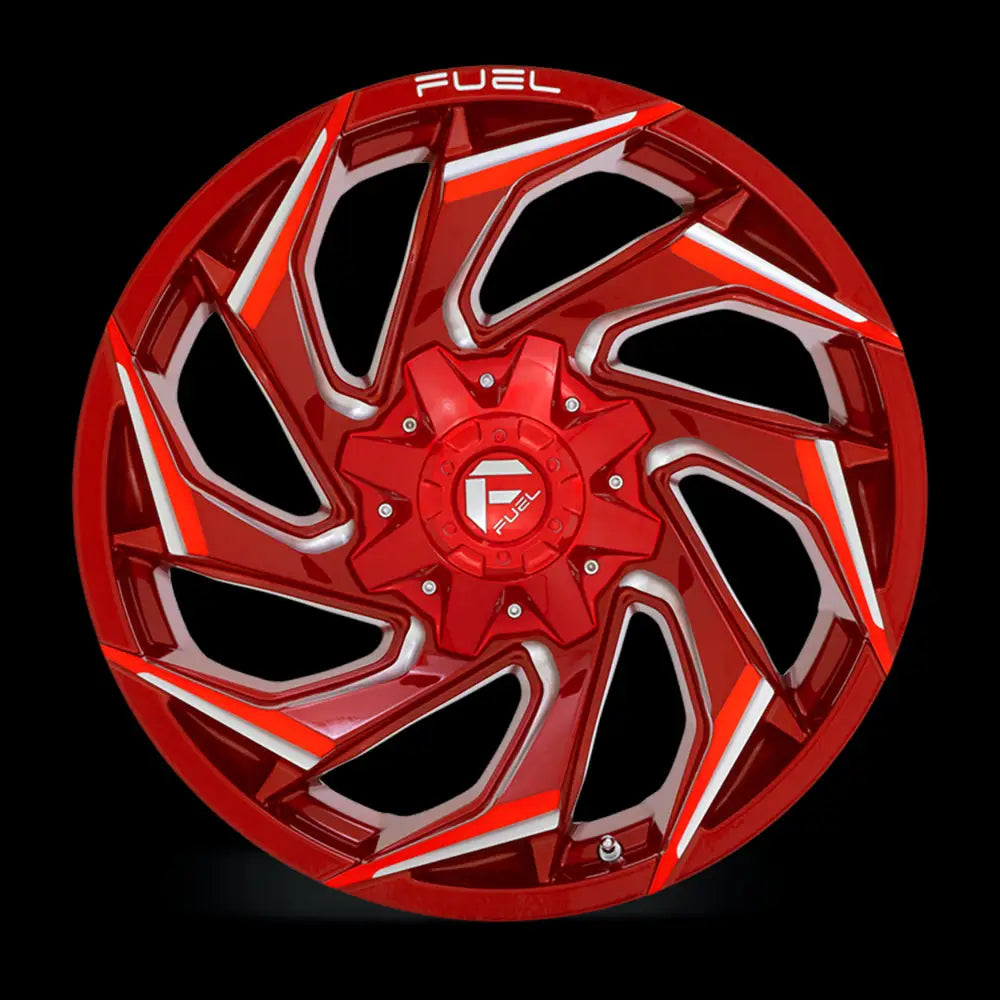 Felg D754 Reaction Candy Red Milled Fuel 20x9 Et1 6x139.7 / 6x135