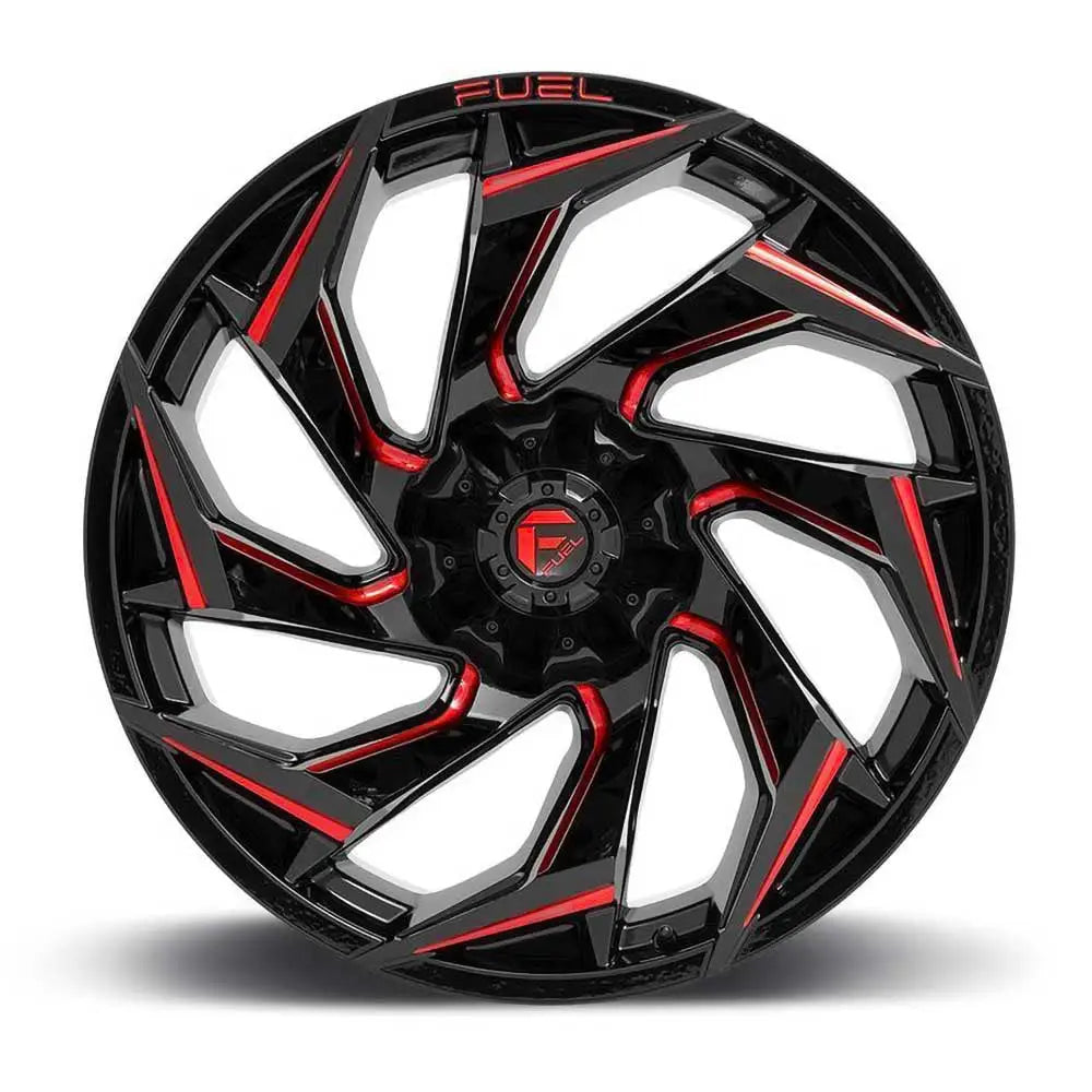 Felg D755 Reacion Gloss Black Milled/red Tint Fuel 20x9 Et20 5x127 / 5x114.3
