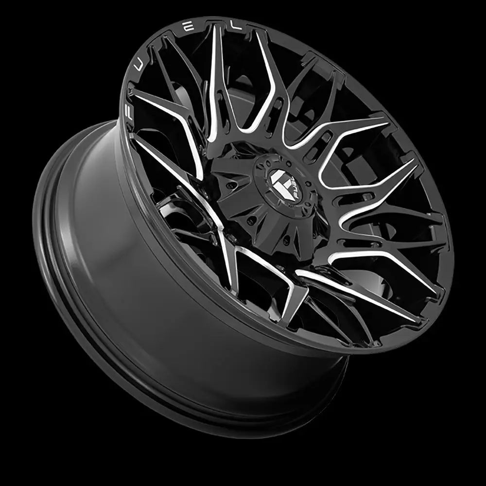 Felg D769 Twitch Glossy Black Milled Fuel 20x10 Et-18 8x165.1