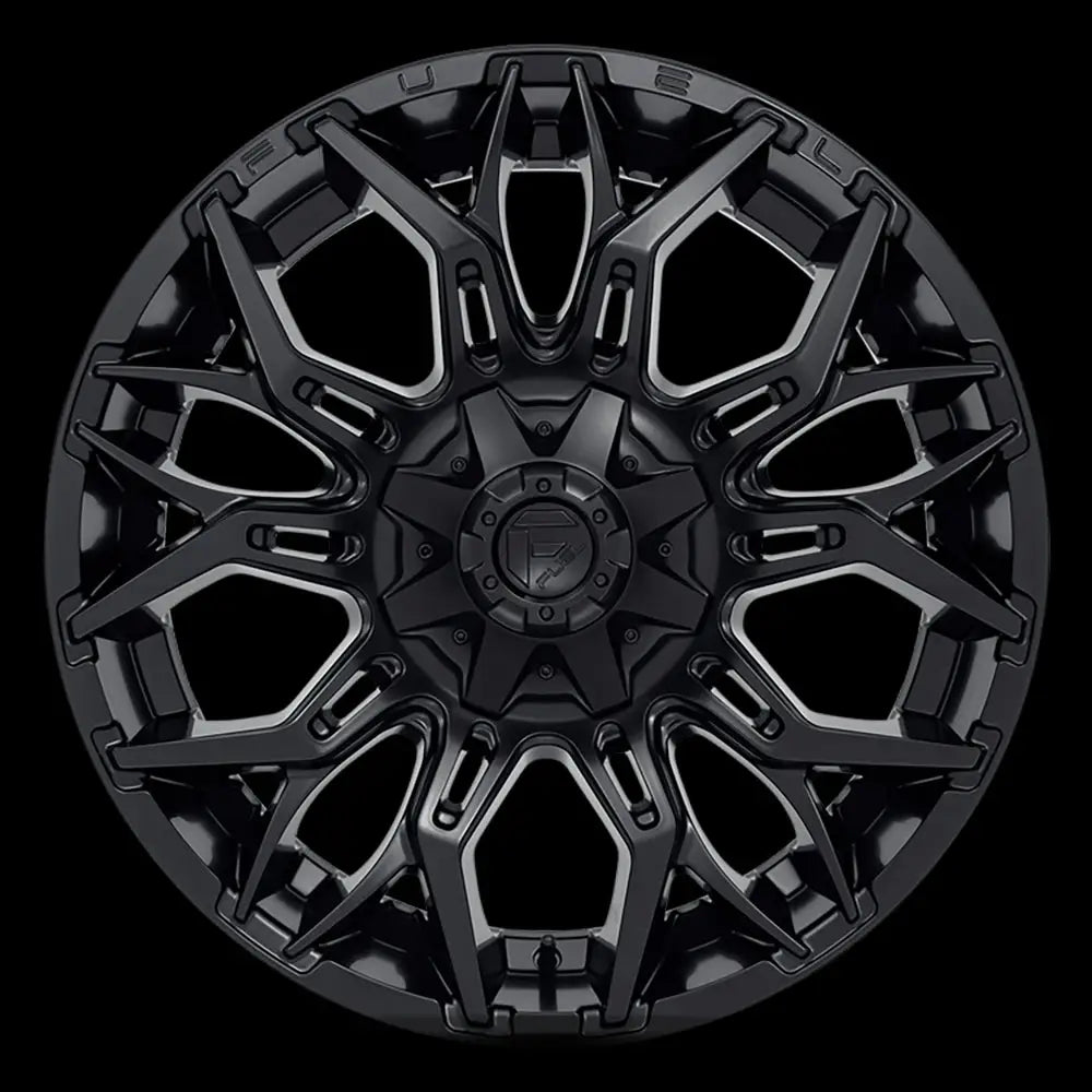 Felg D772 Twitch Blackout Fuel 22x10 Et-18 8x165.1