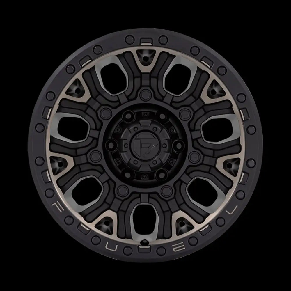 Felg D824 Traction Matte Black W/ Double Dark Tint Fuel 17x9 Et1 6x139.7