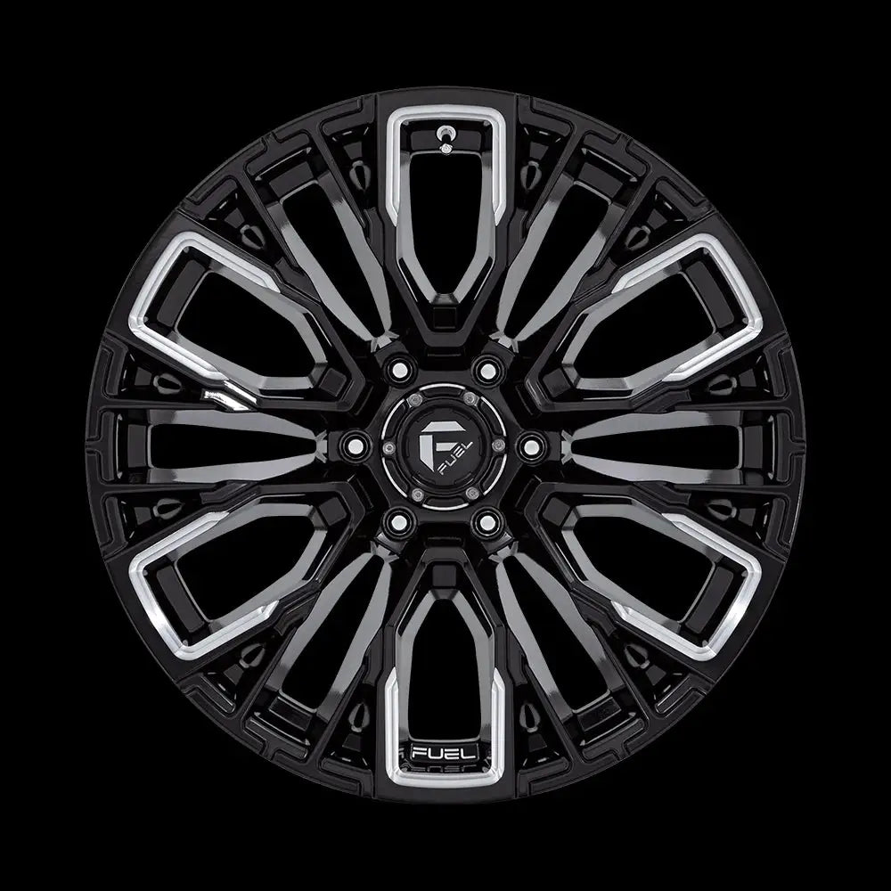 Felg D849 Rebar Gloss Black Milled Fuel 17x9 Et-12 6x139.7