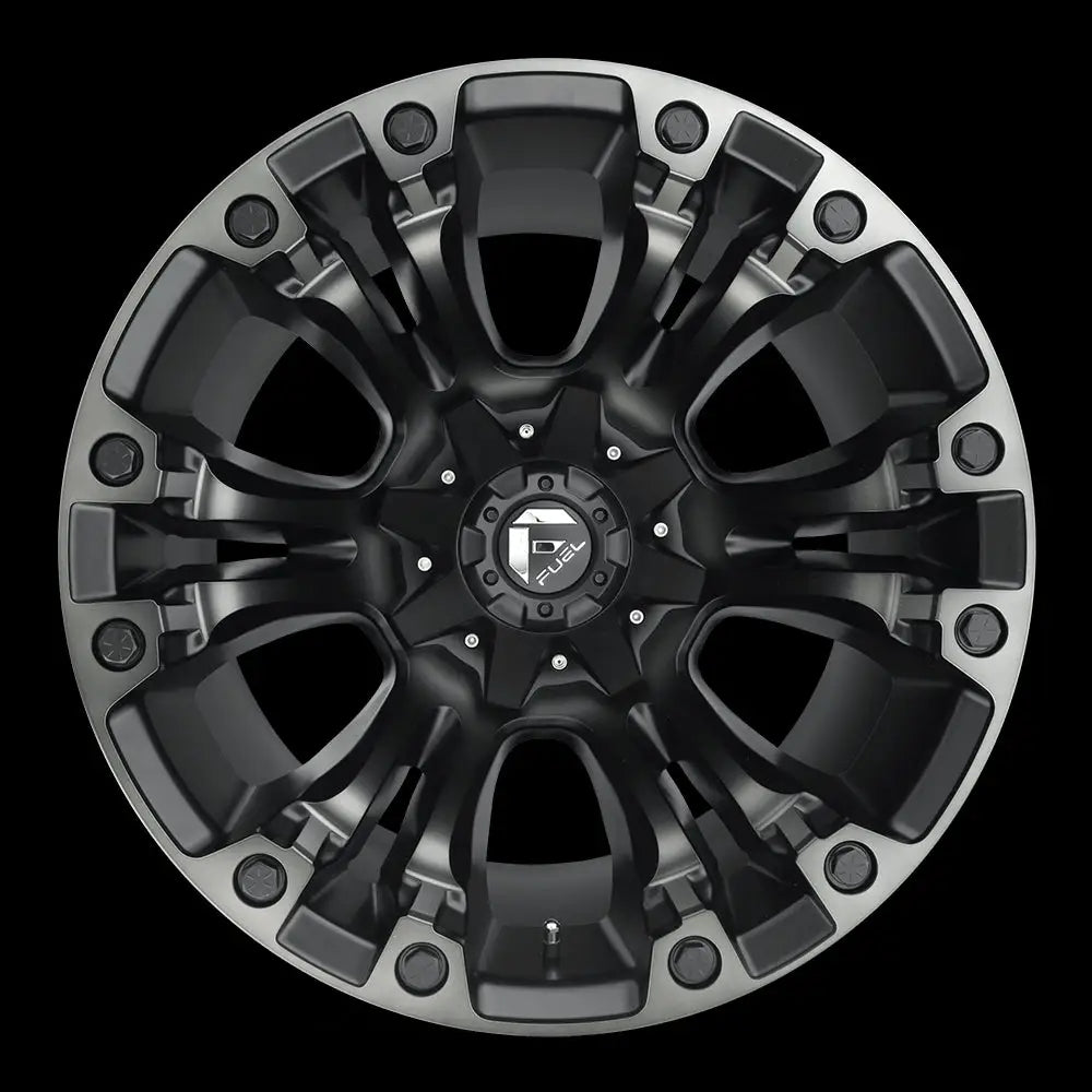 Felg D851 Vapor Matte Black Gray Tint Fuel 20x9 Et35 5x114.3 / 5x120