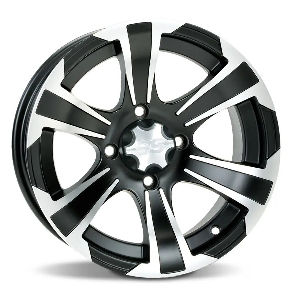Felg Itp Ss312 14x8 (5 + 3) Matt Svart med Maskinert 4x156