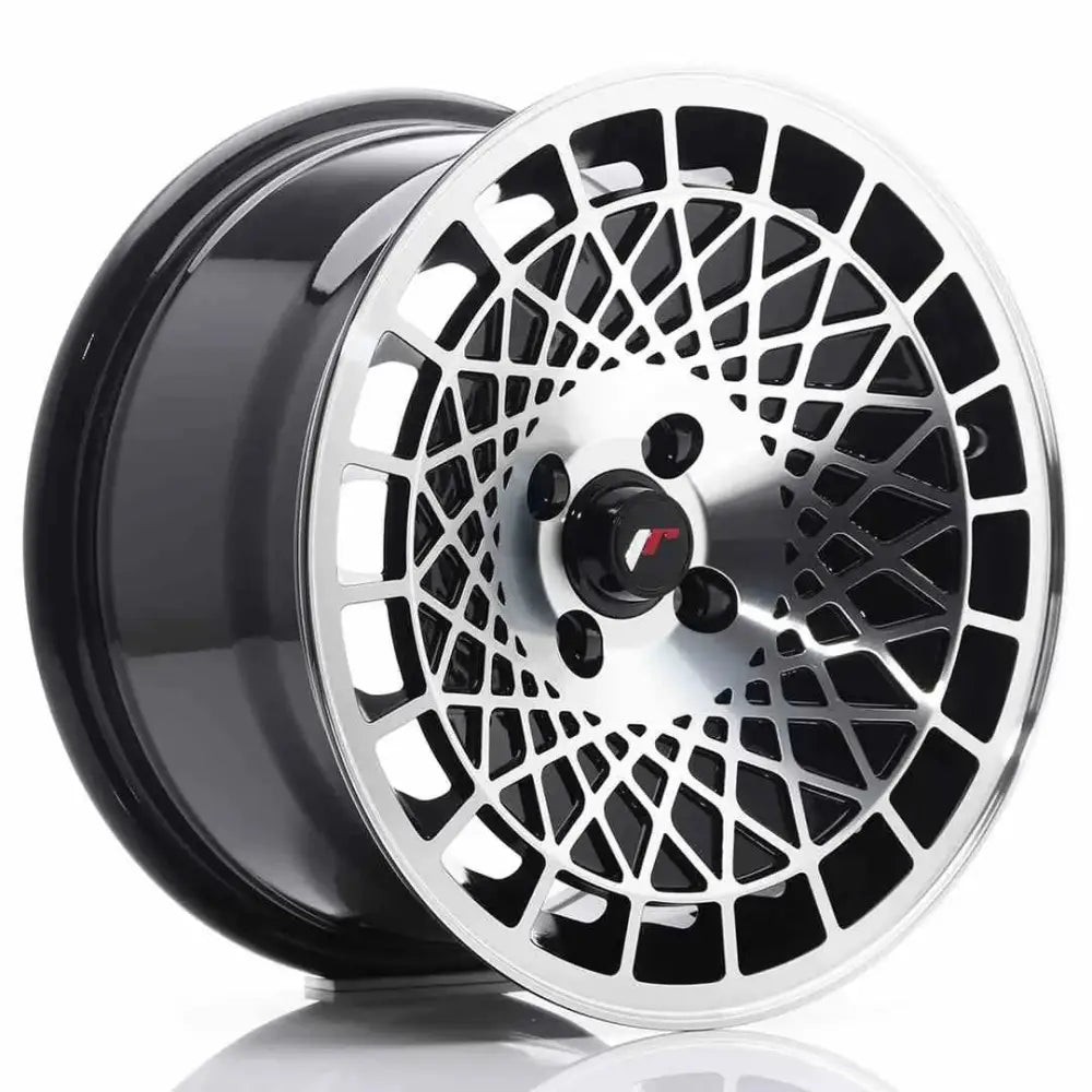 Felg Japan Racing Jr14 15x8 Et20 4x100 Gloss Black Machined Face