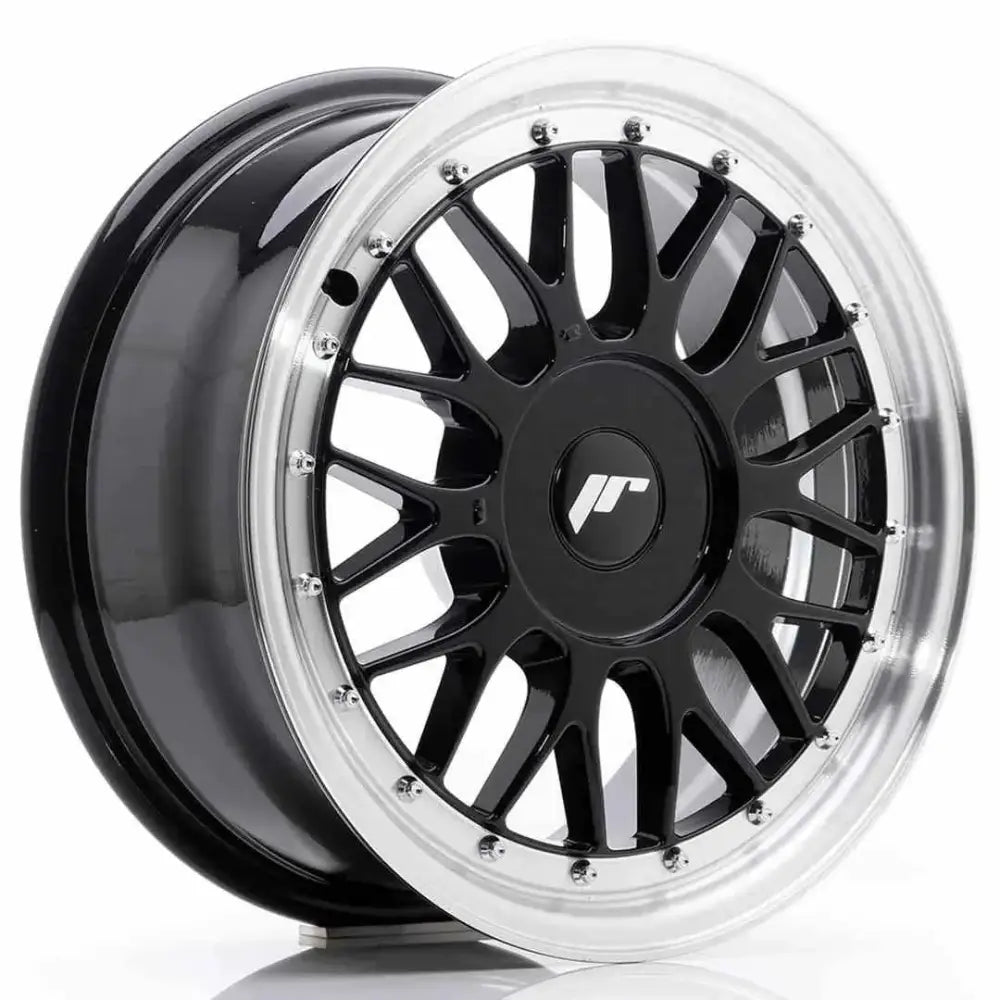 Felg Japan Racing Jr23 16x7 Et20-45 Blank Gloss Black W/machined Lip