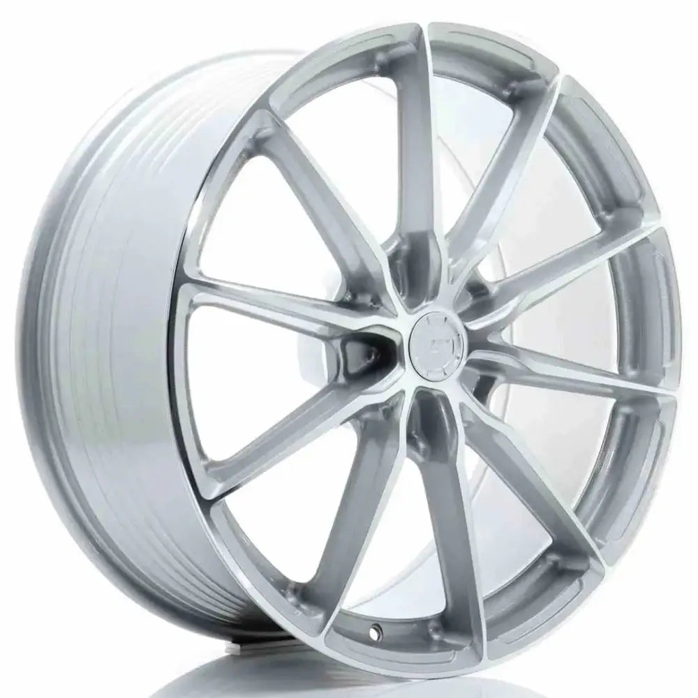 Felg Japan Racing Jr37 21x9 Et10-52 5h Blank Silver Machined