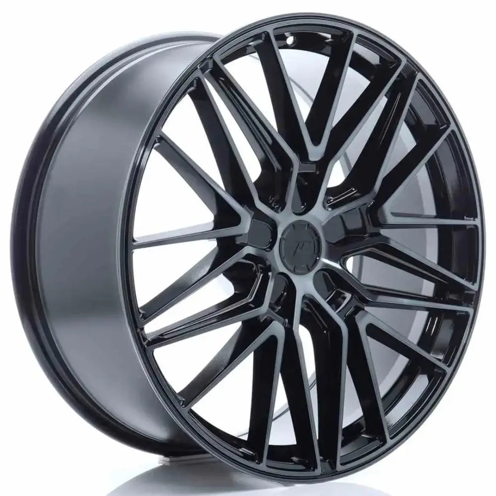 Felg Japan Racing Jr38 21x9 Et10-52 5h Blank Black Brushed W/tinted Face
