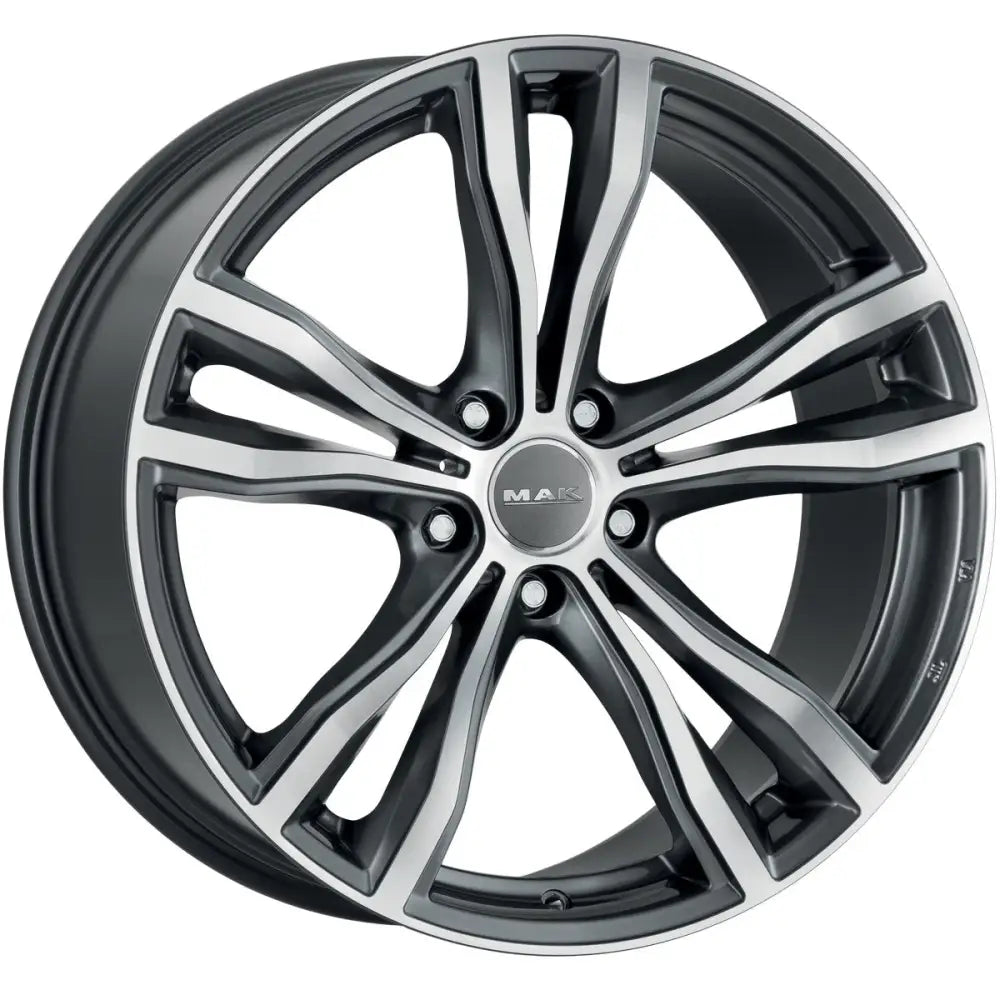 Felg Mak X-mode Gun Metallic Mirror 10x21 5x112 Et50