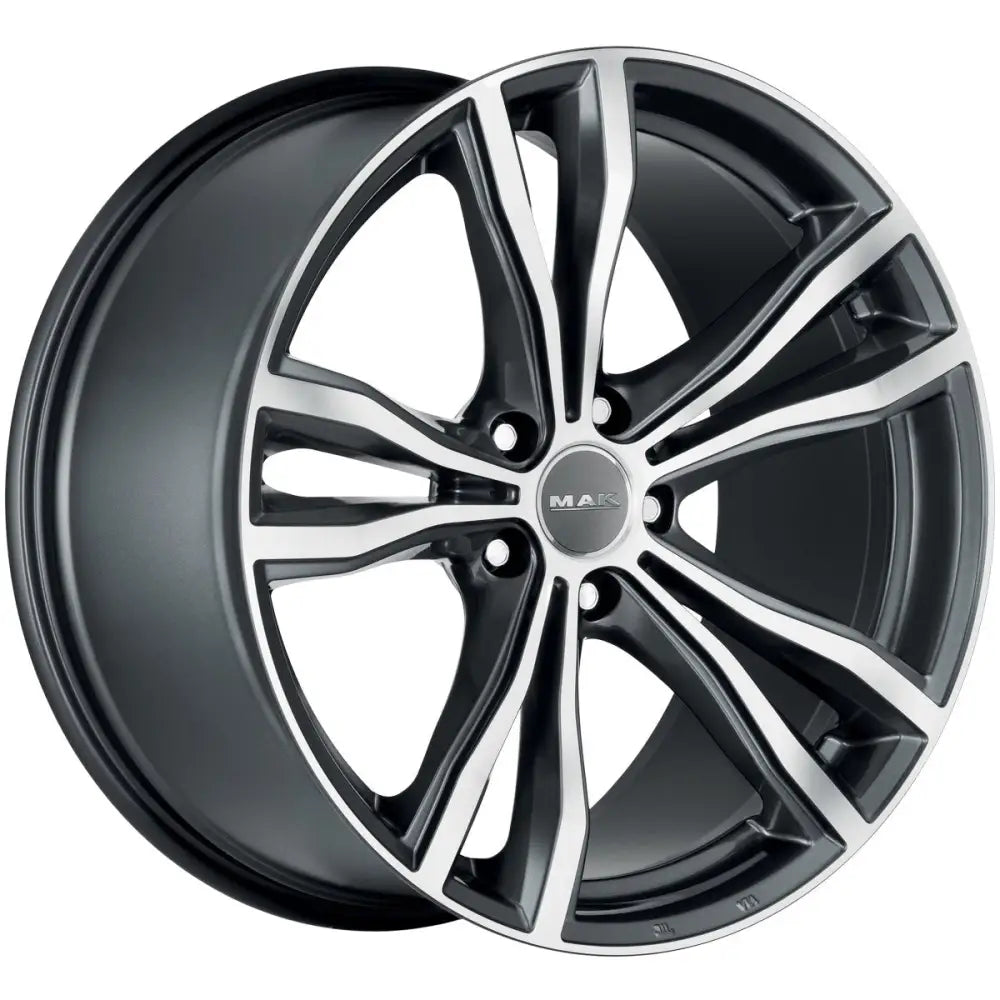Felg Mak X-mode Gun Metallic Mirror 10x21 5x112 Et50
