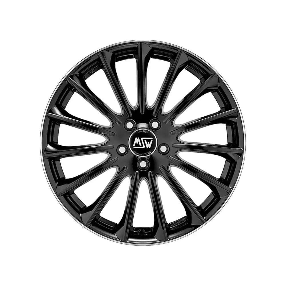 Felg Msw 30 Gloss Black Polished Lip 7,5x17 5x112 Et48