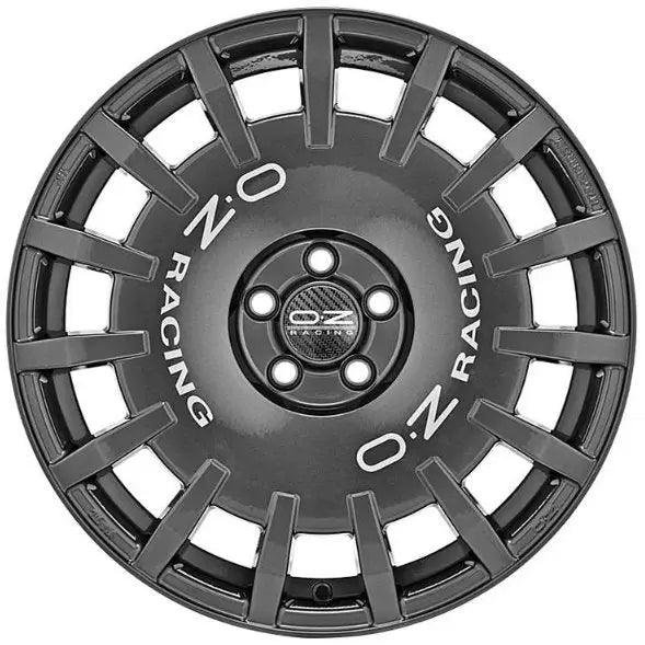 Felg Oz Rally Racing Dark Graphite - Silver Lettering 8,5x19 5x108 Et45
