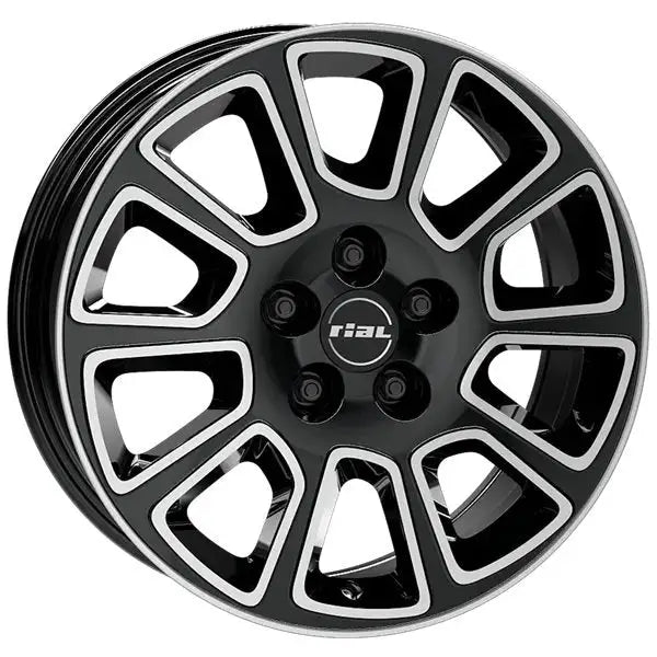 Felg Rial Transporter 2 5h Diamond-black Front Polished 7,5x18 5x120 Et45