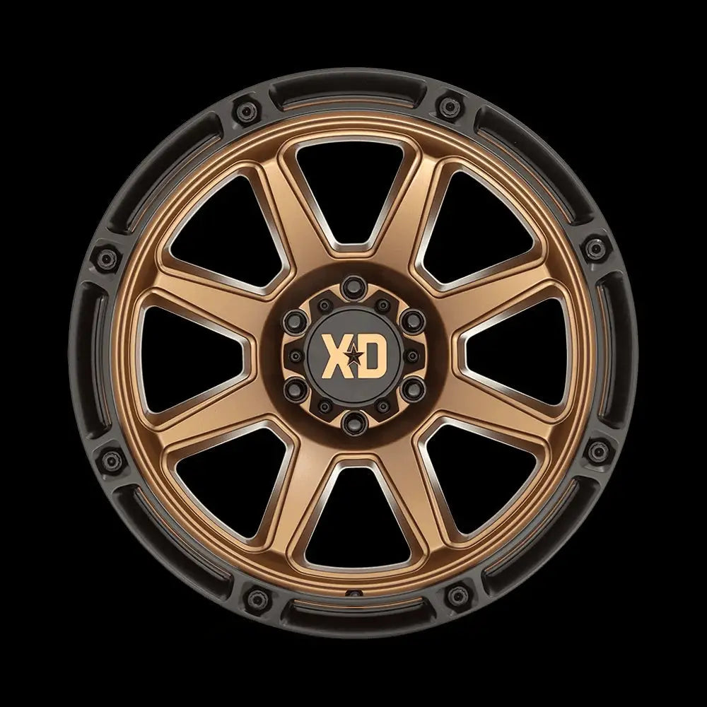 Felg Xd863 Matte Bronze W/ Black Lip Xd Series 20x10 Et-18 6x139.7