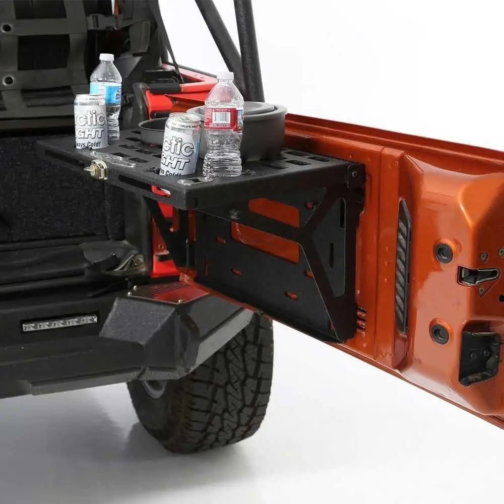 Fellbar Bagasjebord Festet til Bagasjelokket Smittybilt - Jeep Wrangler Jk 2 d 07-18