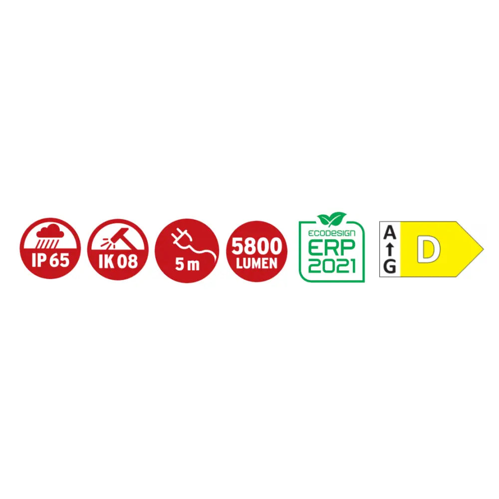 Flomlys på Stativ Led Jaro 7060 5800lm 50w
