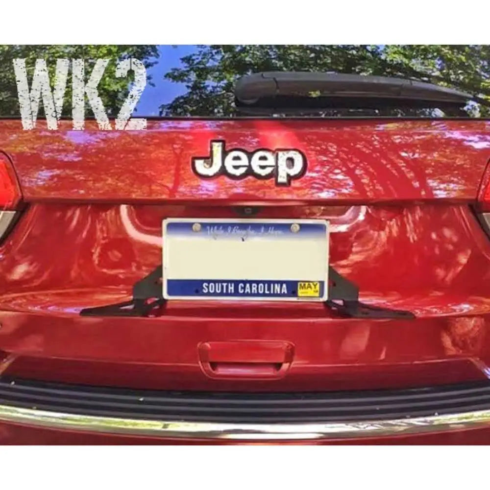 Flyttbar Nummerskilt Montering for Jeep Wrangler Jk 4 d 07-18