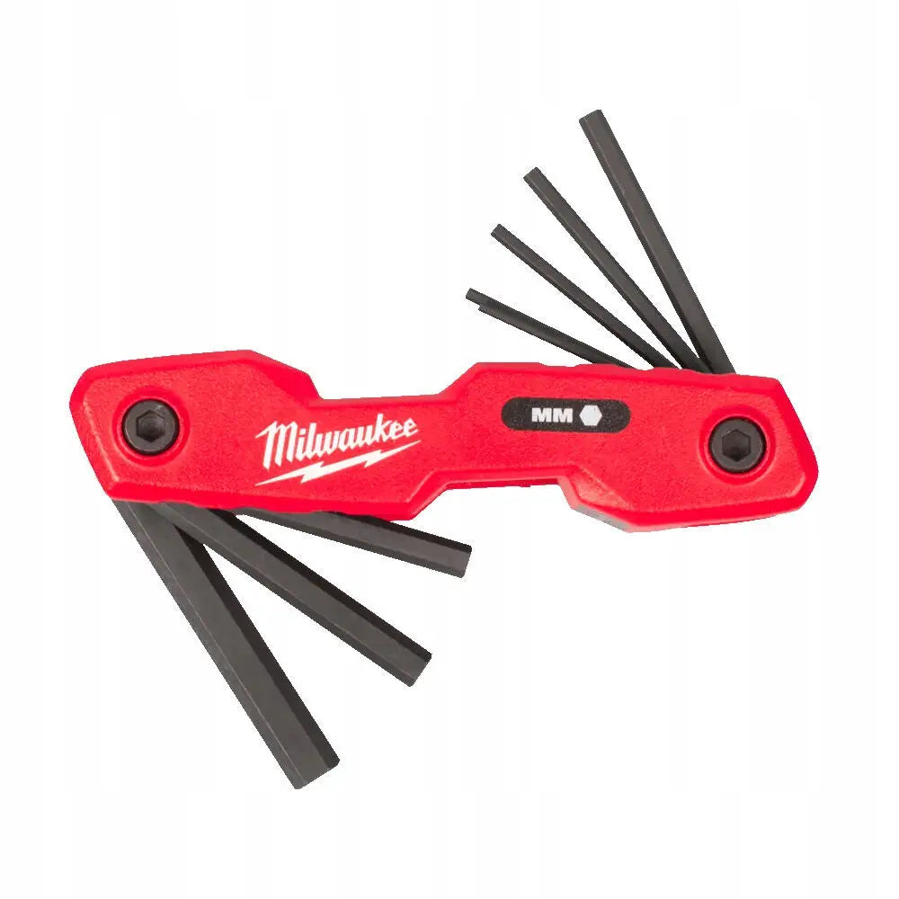 Foldbart Milwaukee Hex Unbrakonøkkelsett 8 Stk.