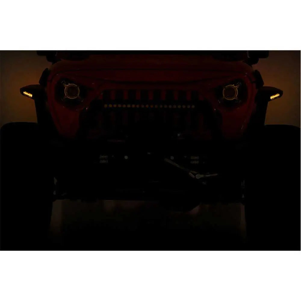 Foran og Bakskjermerforlengelser Rough Country Led Flat - Jeep Wrangler Jl 4xe 21-