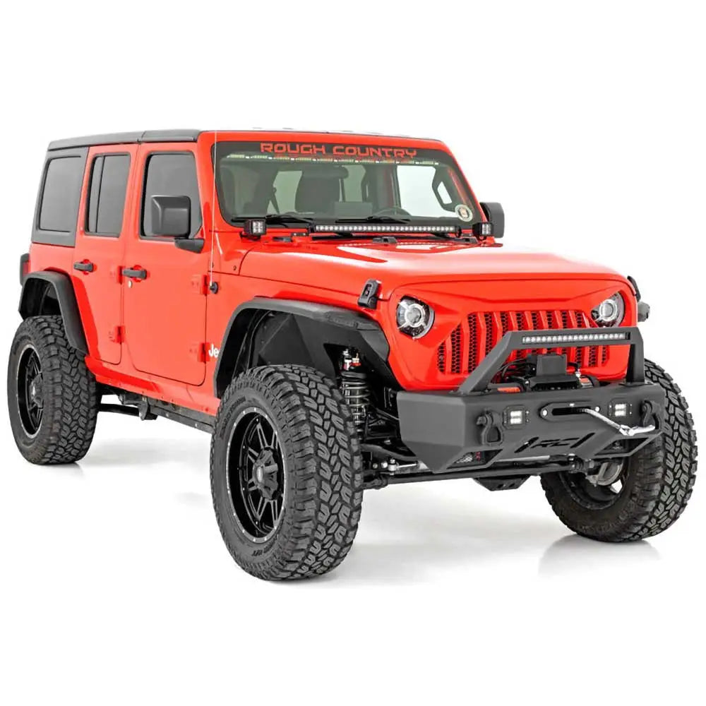 Foran og Bakskjermerforlengelser Rough Country Led Flat - Jeep Wrangler Jl 4xe 21-