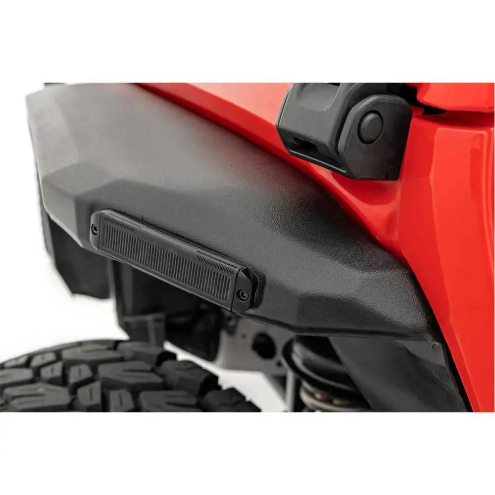 Foran og Bakskjermerforlengelser Rough Country Led Flat - Jeep Wrangler Jl 4xe 21-