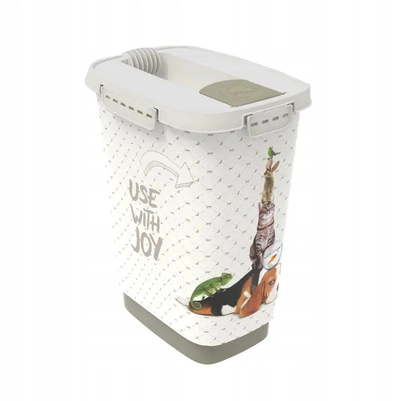 Fôrbeholder Rotho Cody 10l Hvit