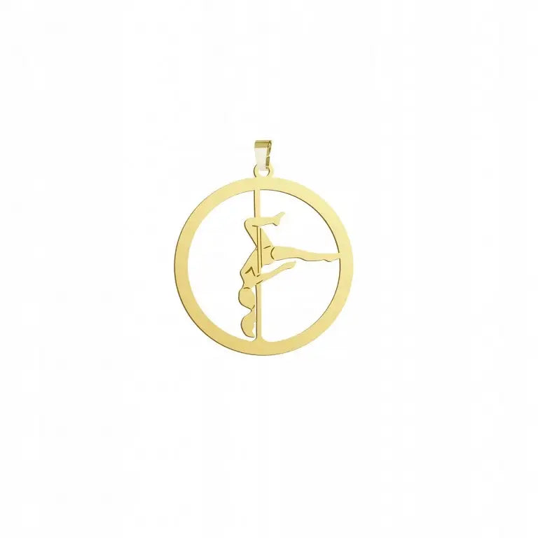 Charm Anheng - Sølv 925 18k Gullbelagt 24 Mm