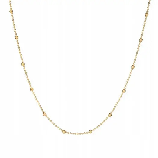 Gullsmykke: Gullkjede Dame - 24k 925 Sølv 42 Cm