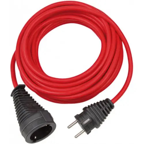 Forsterket Skjøteledning 10m Rød H05vv-f 3g1,5mm²