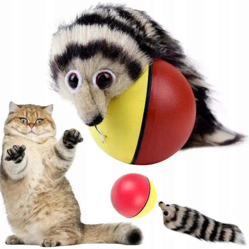 Fretten Løpeball Flyktende Leketøy for Katt