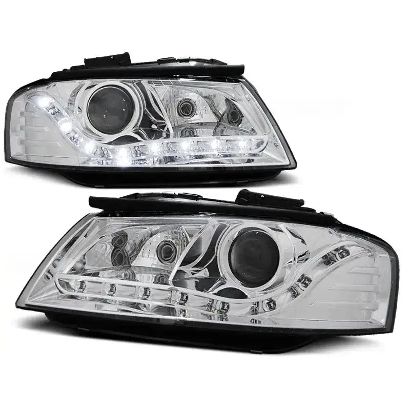 Frontlykter Audi A3 8p 05.03-03.08 Chrome