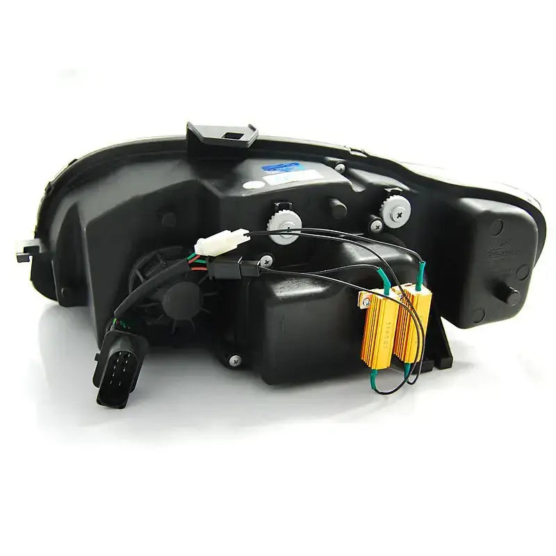 Frontlykter Audi A4 B7 11.04-03.08 Led Tube Lights Black