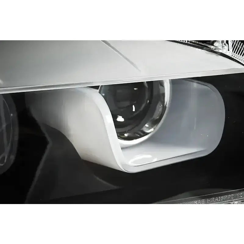Frontlykter Bmw X1 E84 08.12-01.14 Tube Light Black Xenon