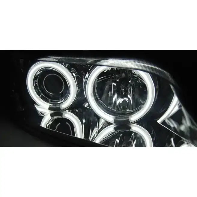 Frontlykter Bmw Z3 01.96-02 Angel Eyes Ccfl Chrome