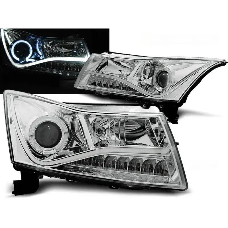 Frontlykter Chevrolet Cruze 09-12 Chrome