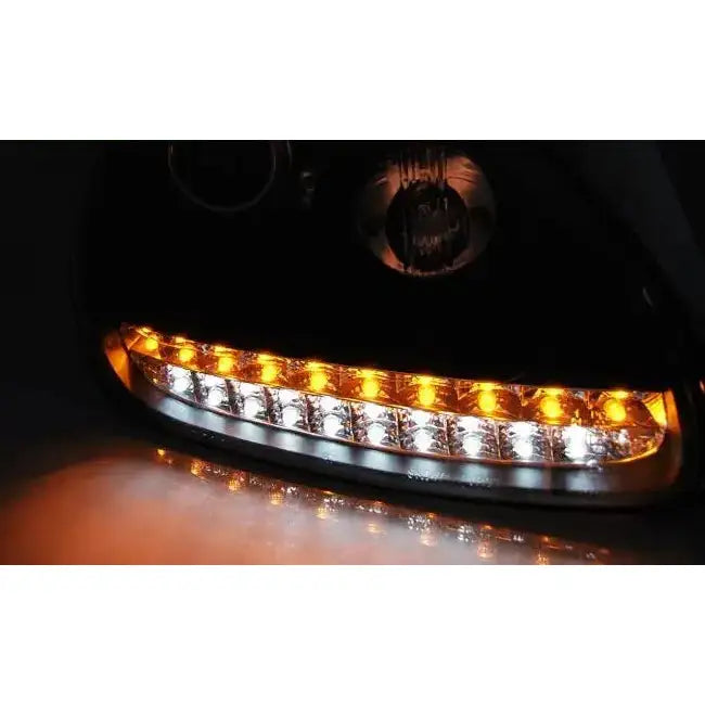 Frontlykter Daylight Black Hid Xenon Porsche Cayenne 02-06