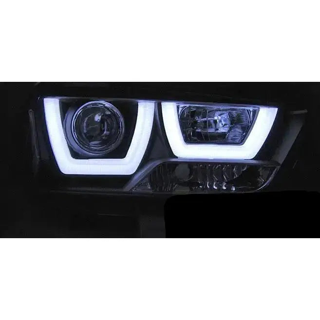 Frontlykter Dodge Charger Lx Ii 11-15 Tube Light Black